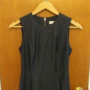 Calvin Klein dark denim pencil skirt dress